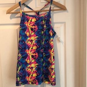 KidPikGirls XXL workout top - multi color, NWT